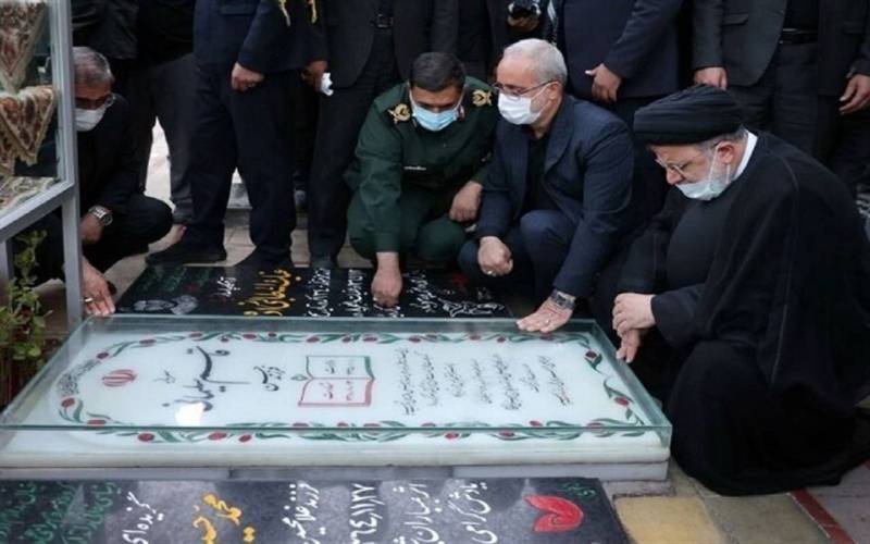 ادای احترام رئیس جمهور به سردار دل ها+ تصاویر